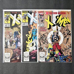 The Uncanny X-Men #252, #255, #270 2nd print - Vol. 1 - 3 Book Lot (1989-90)
